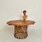 Large Mid-Century Modern Mexican Equipales Leather Dining Table, 1970, Image 2