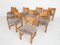 Pinewood Dining Chair in the style of Ate Van Apeldoorn, the Netherlands, 1970s, Set of 10 4