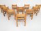 Pinewood Dining Chair in the style of Ate Van Apeldoorn, the Netherlands, 1970s, Set of 10 7