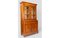 Wood Cabinet with Hutch and Glass Doors, Image 3
