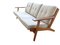 GE 290 3-Sitzer Sofa aus Teak von Hans J. Wegner für Getama, 1953 1