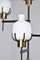Italian Brass and Marble Floor Lamp in the style of Angelo Lelii, 1950s 5
