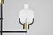 Italian Brass and Marble Floor Lamp in the style of Angelo Lelii, 1950s 6