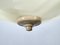 Vintage Milk Glass Pendant Light from VEB Leuchtenbau Arnsdorf, 1950s 5