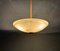 Vintage Milk Glass Pendant Light from VEB Leuchtenbau Arnsdorf, 1950s 4