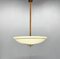 Vintage Milk Glass Pendant Light from VEB Leuchtenbau Arnsdorf, 1950s 10