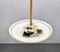 Vintage Milk Glass Pendant Light from VEB Leuchtenbau Arnsdorf, 1950s 6