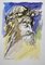 Arturo Pagano, Christ, Watercolor, 1980s 1