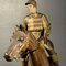 Polychrome Reiterstatue mit Pferd, 1890er 9