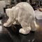 Oso polar Art Déco de cerámica blanca, años 30, Imagen 4
