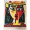 Teppich mit Porträt einer Frau mit Hut von Pablo Picasso für Desso, 1990er 1