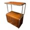 Aparador Bauhaus modernista Art Déco de acero tubular y madera, 1930, Imagen 1