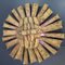 Large Sunburst Wall Sculpture, 1970s, Image 4