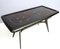 Mesa de comedor con tablero de vidrio lacado de Enzio Wenk, Italia, años 50, Imagen 5