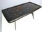 Mesa de comedor con tablero de vidrio lacado de Enzio Wenk, Italia, años 50, Imagen 6