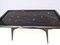 Mesa de comedor con tablero de vidrio lacado de Enzio Wenk, Italia, años 50, Imagen 11