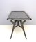 Mesa de comedor con tablero de vidrio lacado de Enzio Wenk, Italia, años 50, Imagen 8