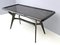 Mesa de comedor con tablero de vidrio lacado de Enzio Wenk, Italia, años 50, Imagen 1