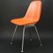 Orange & White Wire Chair by Charles and Ray Eames for Herman Miller, 1965, Image 2