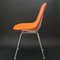 Orange & White Wire Chair by Charles and Ray Eames for Herman Miller, 1965, Image 6