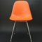 Orange & White Wire Chair by Charles and Ray Eames for Herman Miller, 1965, Image 3