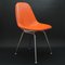 Orange & White Wire Chair by Charles and Ray Eames for Herman Miller, 1965, Image 1