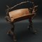 Rustic Magazine Rack in Burl Wood, 1910, Image 8