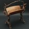 Rustic Magazine Rack in Burl Wood, 1910, Image 6