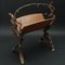 Rustic Magazine Rack in Burl Wood, 1910, Image 3