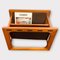 Danish Magazine Rack in Teak and Leather with Double Storage Compartment attributed to Aksel Kjersgaard for Salin Möbler, 1960s 10