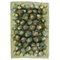 Mid-Century Swedish Modern Hand Mossy Pebbles Hand Knotted Rya Pile Rug, 1960s, Image 1