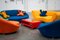 Mobilier de Salon par Keith Haring pour Bretz, 1998, Set de 5 8