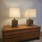 Chinoiserie Style Laquered Lamps, France, 1970s, Set of 2, Image 2