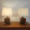 Chinoiserie Style Laquered Lamps, France, 1970s, Set of 2, Image 4