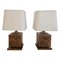 Chinoiserie Style Laquered Lamps, France, 1970s, Set of 2, Image 1