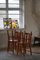 Swedish Modern Dining Chairs in Pine in the style of Axel Einar Hjorth, 1950s, Set of 4 9