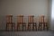 Swedish Modern Dining Chairs in Pine in the style of Axel Einar Hjorth, 1950s, Set of 4 4