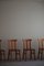 Swedish Modern Dining Chairs in Pine in the style of Axel Einar Hjorth, 1950s, Set of 4 18