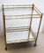 Vintage Brass Bar Cart, 1950s, Image 3