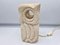 Lampe Hibou Sculpturale en Pierre Calcaire par Albert Tormos, France, 1970s 12