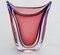 Sommerso Vase aus Muranoglas von Flavio Poli für Avem, 1960er 3