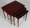 Vintage Danish Nesting Tables in Rosewood by Jørgen Aakjær, 1960s, Set of 3 2