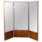 Italian Art Deco Self-Supporting Floor Mirror in Wood, 1940s 1