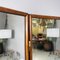 Italian Art Deco Self-Supporting Floor Mirror in Wood, 1940s 5