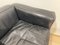 Sillón Club LC2 de cuero negro con estructura cromada de Le Corbusier para Cassina, 1965, Imagen 16