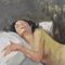 Yves Diey, Nude Woman Lying, 20th Century, Oil Painting 6
