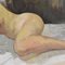 Yves Diey, Nude Woman Lying, 20th Century, Oil Painting 4