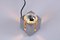 Kleine quadratische Vintage Tischlampe aus Metall von Hala, 1980er 2