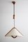 Height-Adjustable Pendant Lamp with Counterweight from Domus, 1970s 3