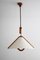 Height-Adjustable Pendant Lamp with Counterweight from Domus, 1970s 1